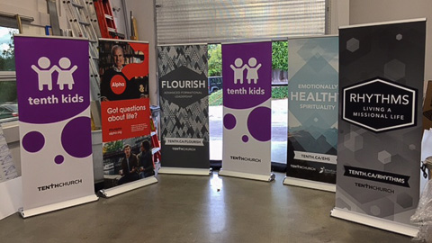 Promotional Signs Roll up banners
