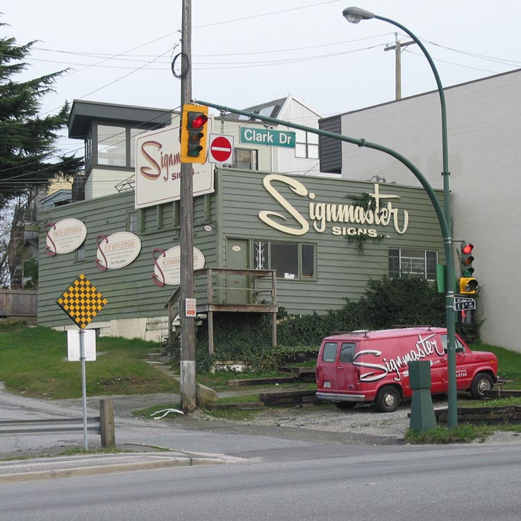 Old Signmaster Signs Building